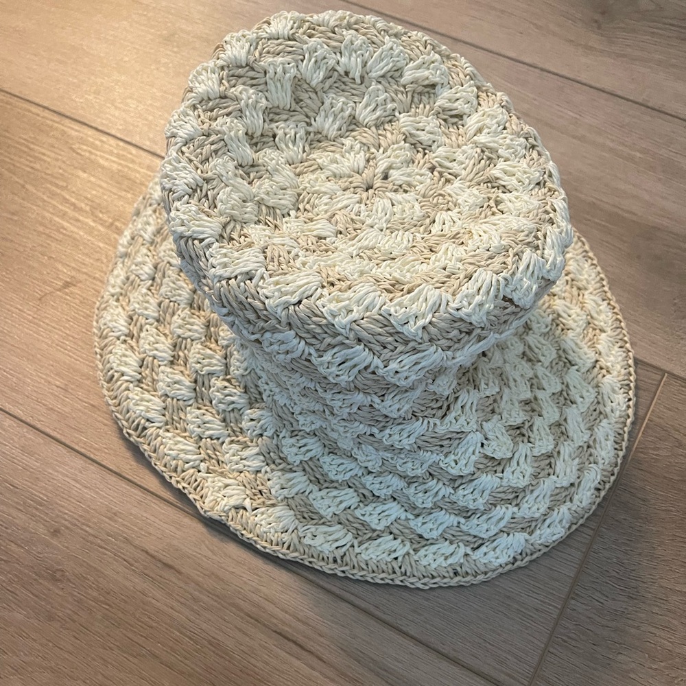 Jcrew Patterned Woven Straw Hat - image 2